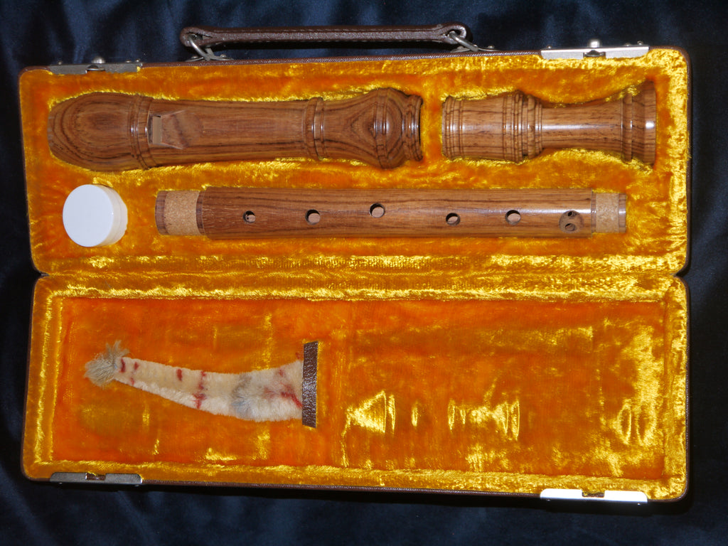 Alt-Blockflöte Palisander | Werner Schneider Modell Meister | 1960er – Neuwertig