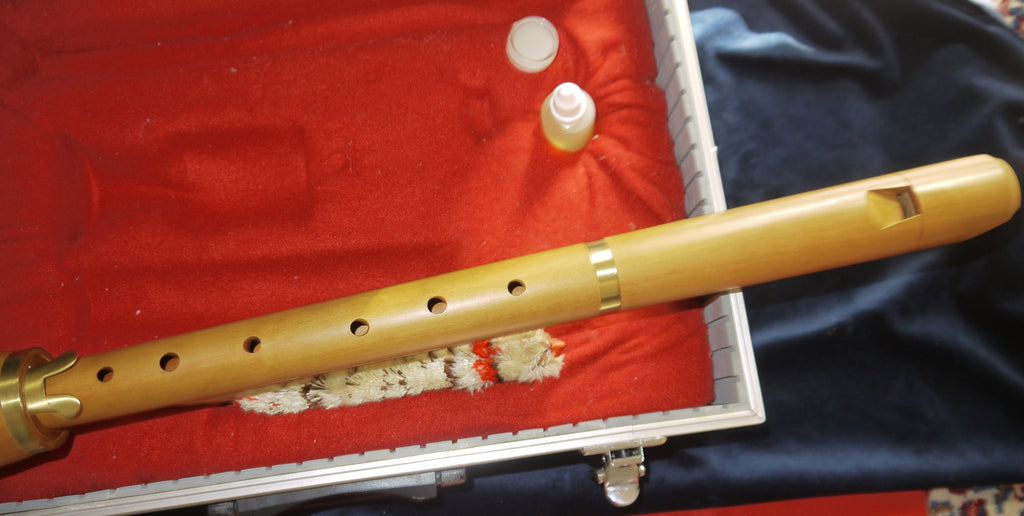 Renaissance Tenor in C with Fountain Headjoint, Pearwood, by Peter Kobliczek – GREAT OPPORTUNITY!