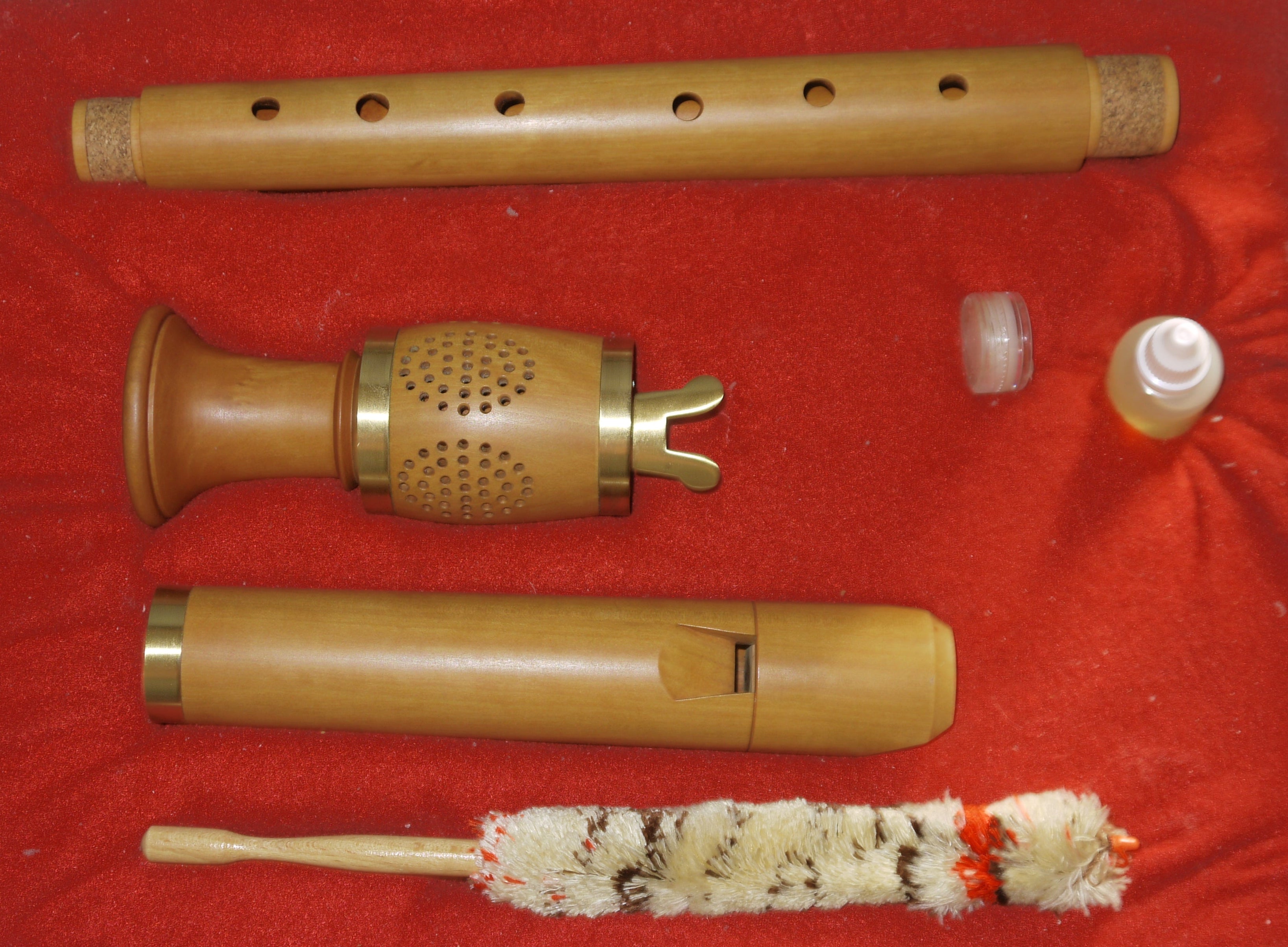 Renaissance Tenor in C with Fountain Headjoint, Pearwood, by Peter Kobliczek – GREAT OPPORTUNITY!