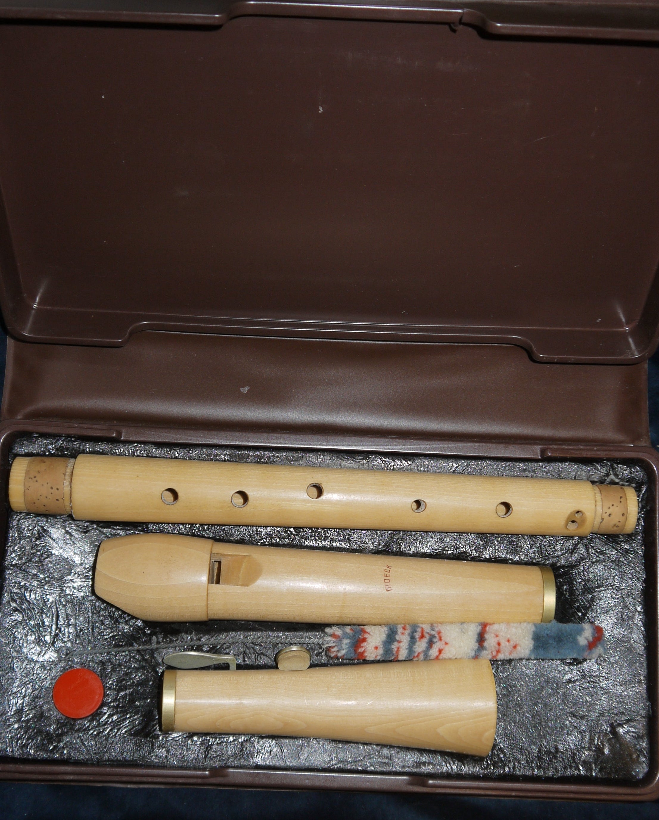 Tenor-Blockflöte C Moeck „Tuju“ – Doppelloch & Klappe – Hervorragender Zustand, OVP