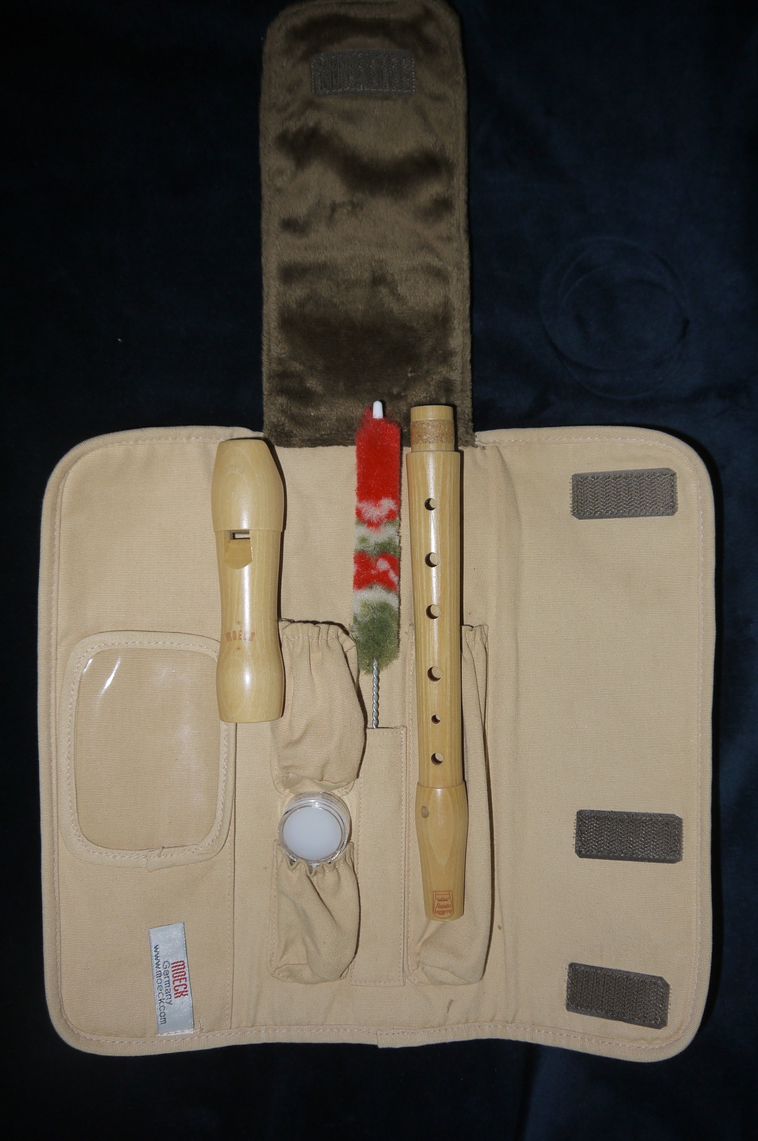 Sopran-Blockflöte C Moeck „Leggero“ – Deutscher Griff, in Original Nici-Tasche – Gereinigt & Spielbereit