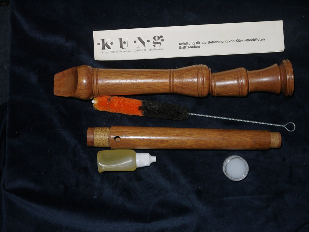 Alt-Blockflöte Küng – Bubinga, Barockgriff – Schweizer Qualität