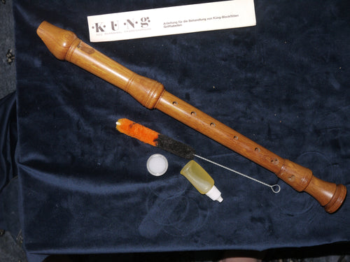 Alt-Blockflöte Küng – Bubinga, Barockgriff – Schweizer Qualität