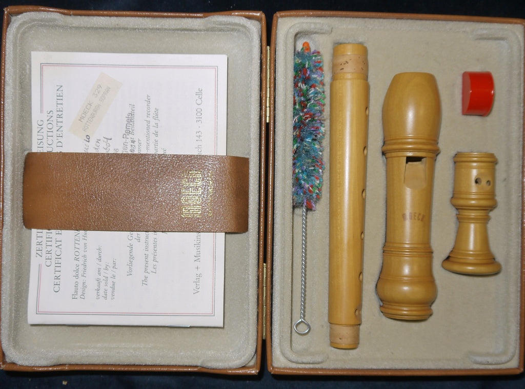 Sopran-Blockflöte C Moeck „Rothenburg“ – Sehr schön, mit Pflege & Originalbox