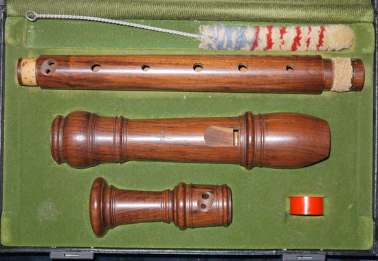 Alt-Blockflöte F Moeck „Rothenburg“ – Palisander, Barockgriff, OVP & Pflege