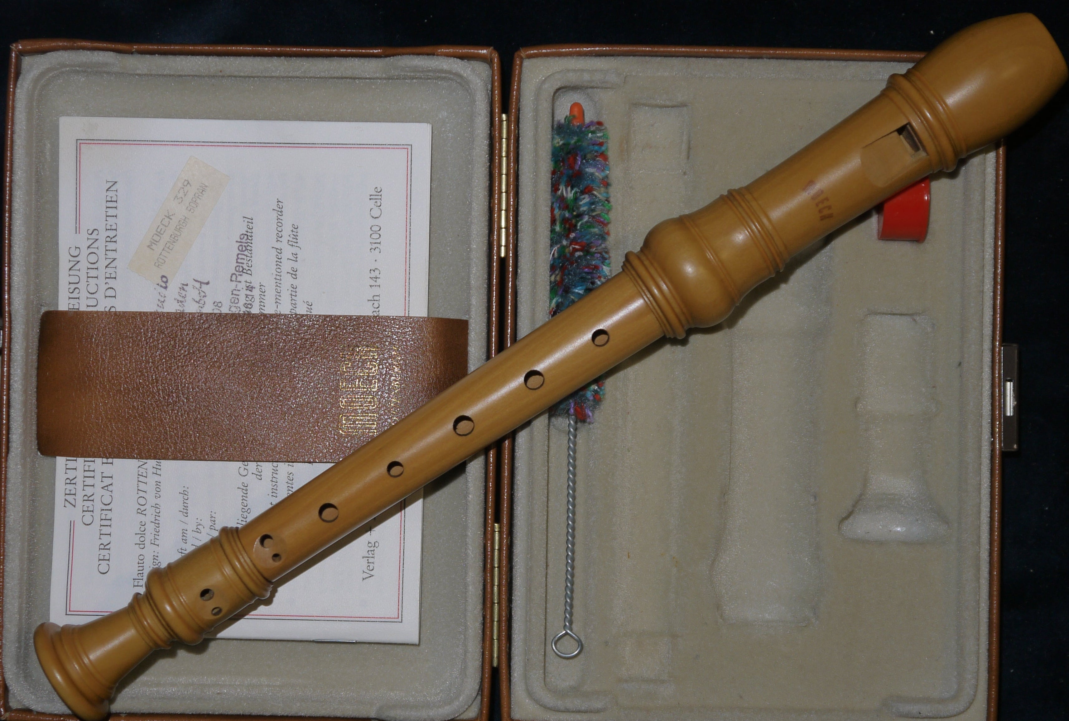 Sopran-Blockflöte C Moeck „Rothenburg“ – Sehr schön, mit Pflege & Originalbox
