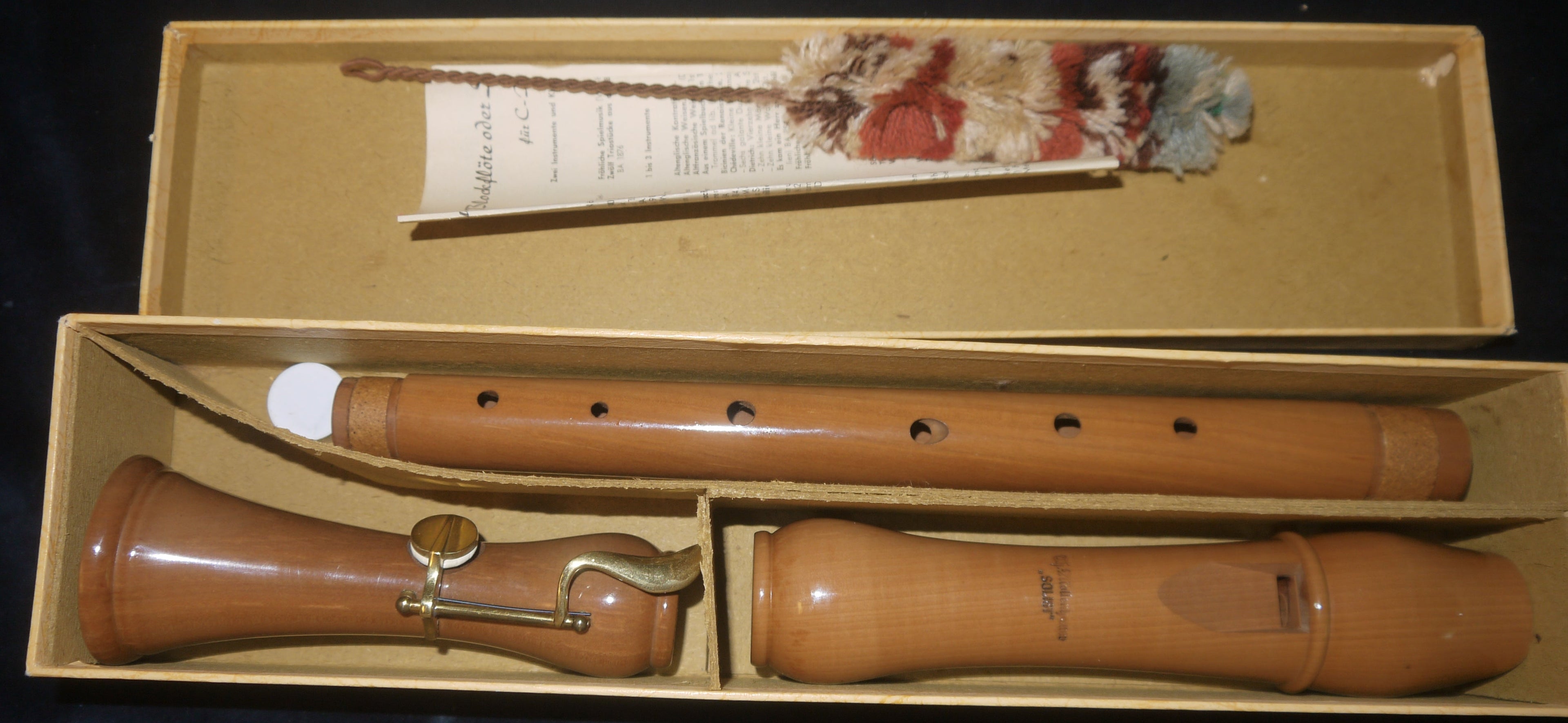 Mollenhauer „SOLIST“ Tenor-C-Blockflöte aus Birnenholz – Deutsches Griffsystem, MINT