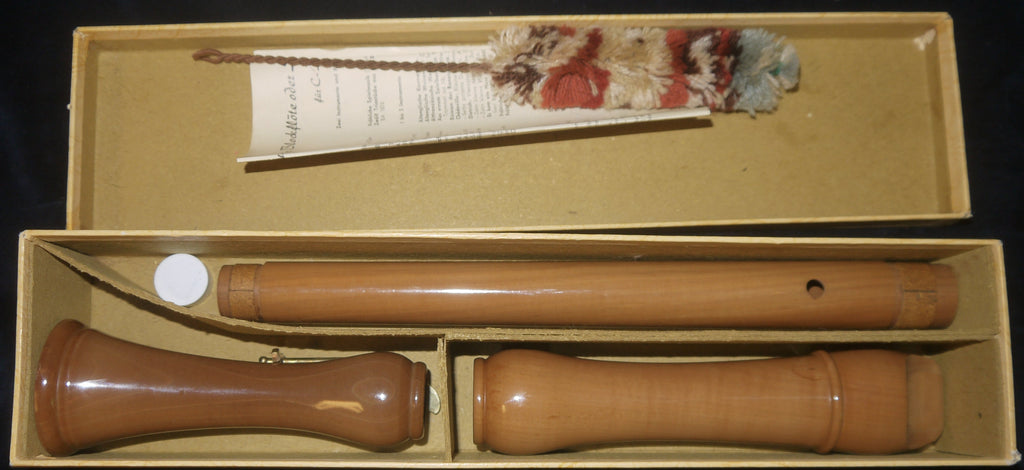 Mollenhauer „SOLIST“ Tenor-C-Blockflöte aus Birnenholz – Deutsches Griffsystem, MINT