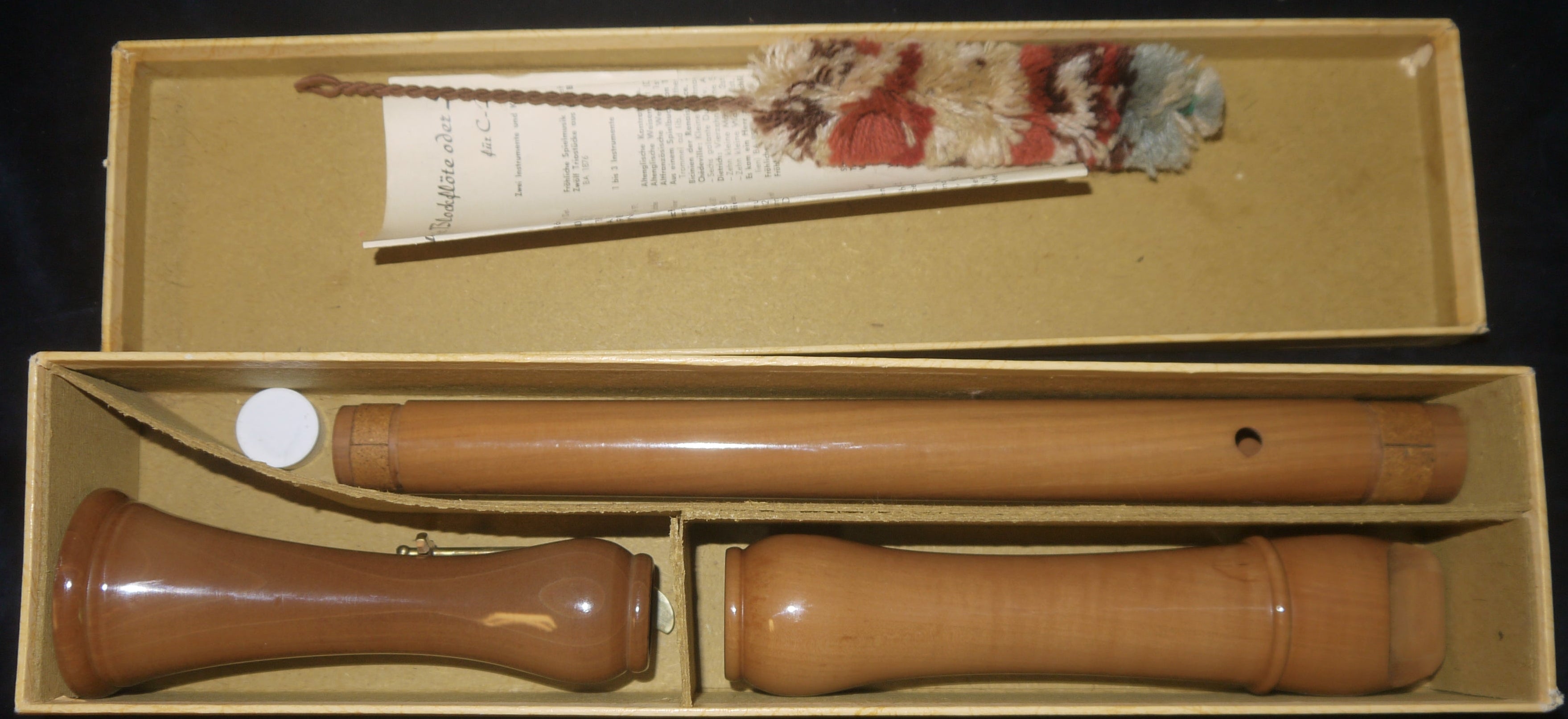 Mollenhauer „SOLIST“ Tenor-C-Blockflöte aus Birnenholz – Deutsches Griffsystem, MINT