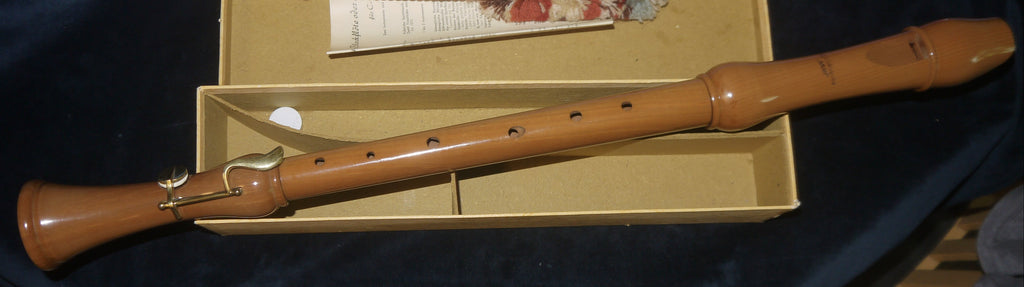 Mollenhauer „SOLIST“ Tenor-C-Blockflöte aus Birnenholz – Deutsches Griffsystem, MINT