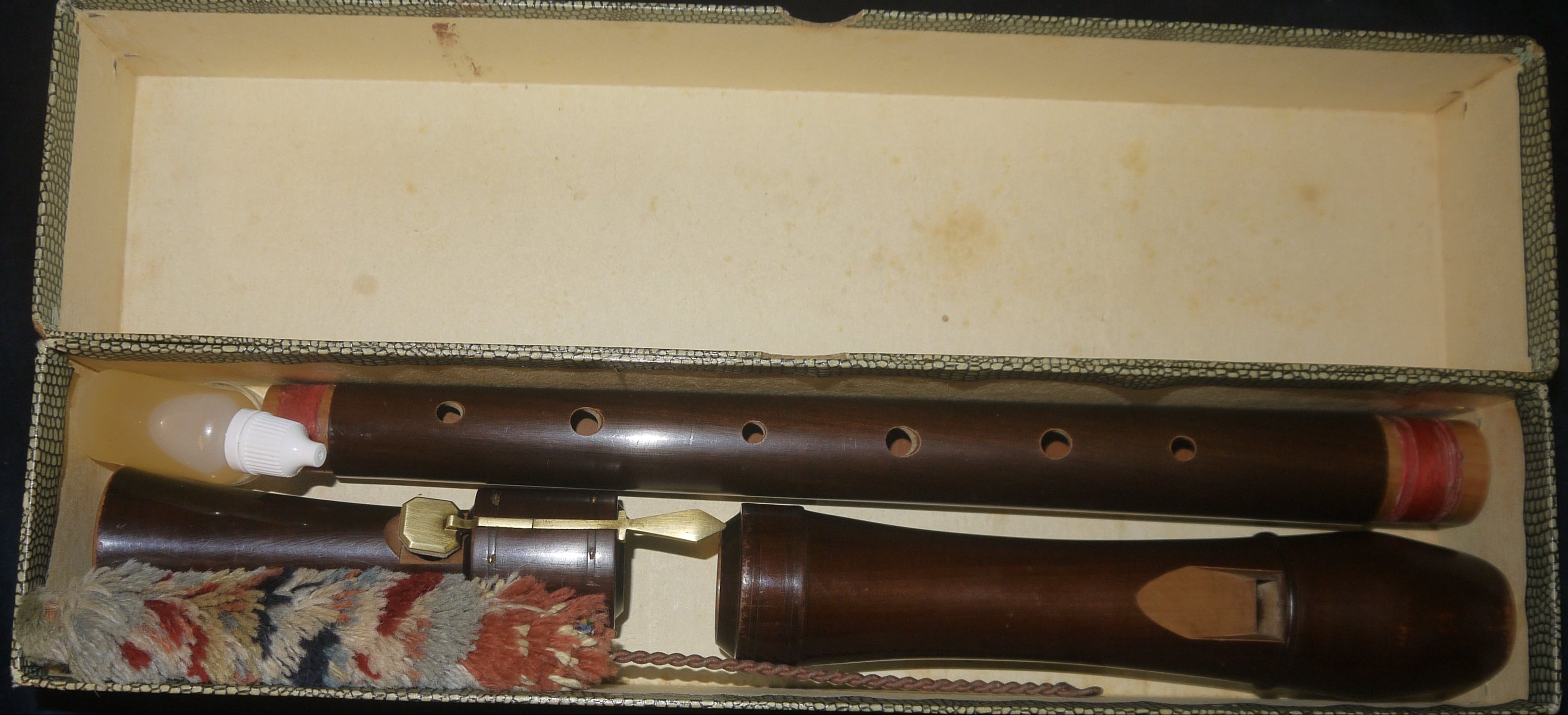 Bärenreiter Tenor-C-Blockflöte – Barocker Griff, Krüspe-Klappe, OVP mit Pflegeset