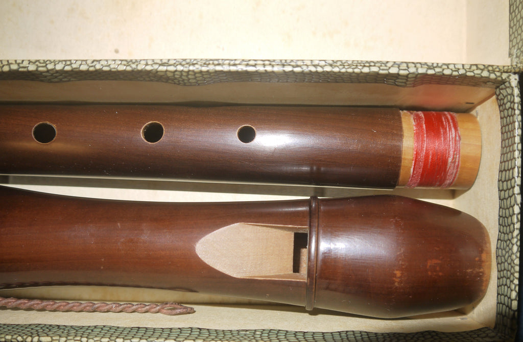 Bärenreiter Tenor-C-Blockflöte – Barocker Griff, Krüspe-Klappe, OVP mit Pflegeset