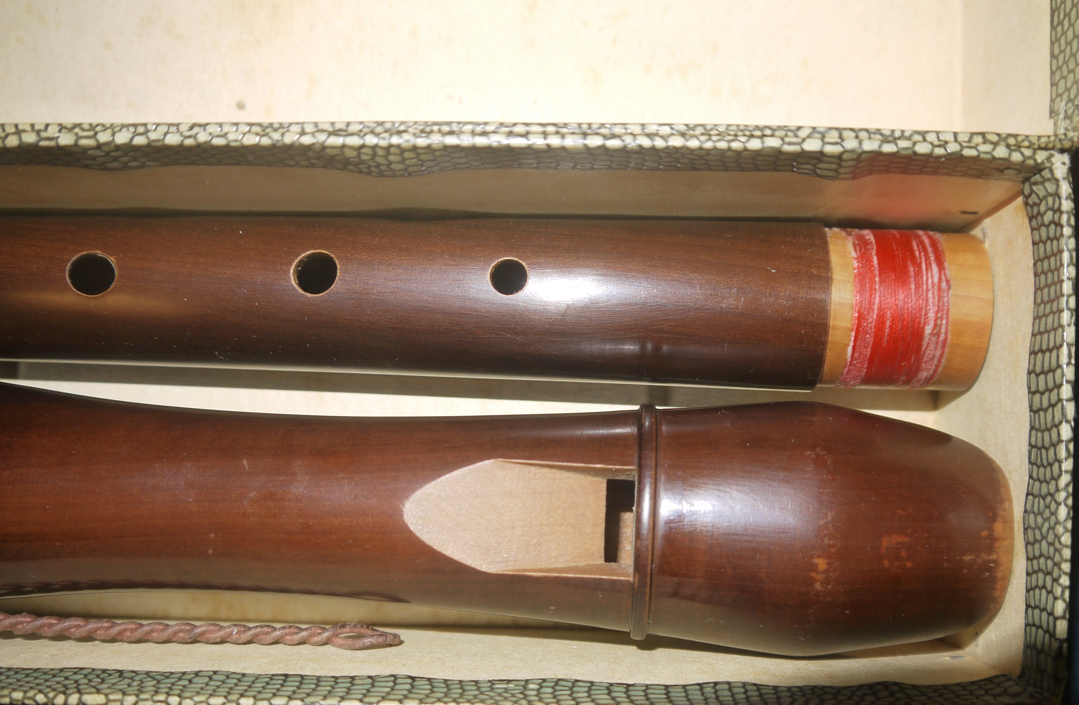Bärenreiter Tenor-C-Blockflöte – Barocker Griff, Krüspe-Klappe, OVP mit Pflegeset
