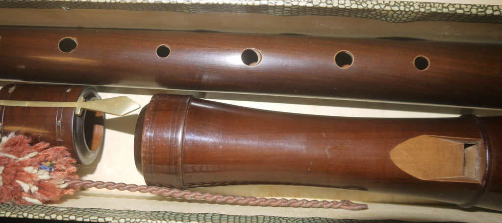 Bärenreiter Tenor-C-Blockflöte – Barocker Griff, Krüspe-Klappe, OVP mit Pflegeset