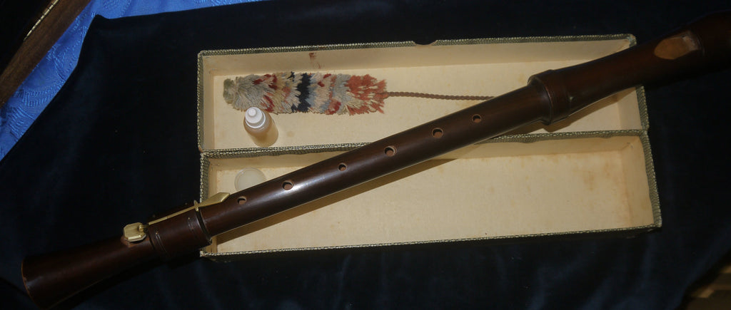 Bärenreiter Tenor-C-Blockflöte – Barocker Griff, Krüspe-Klappe, OVP mit Pflegeset