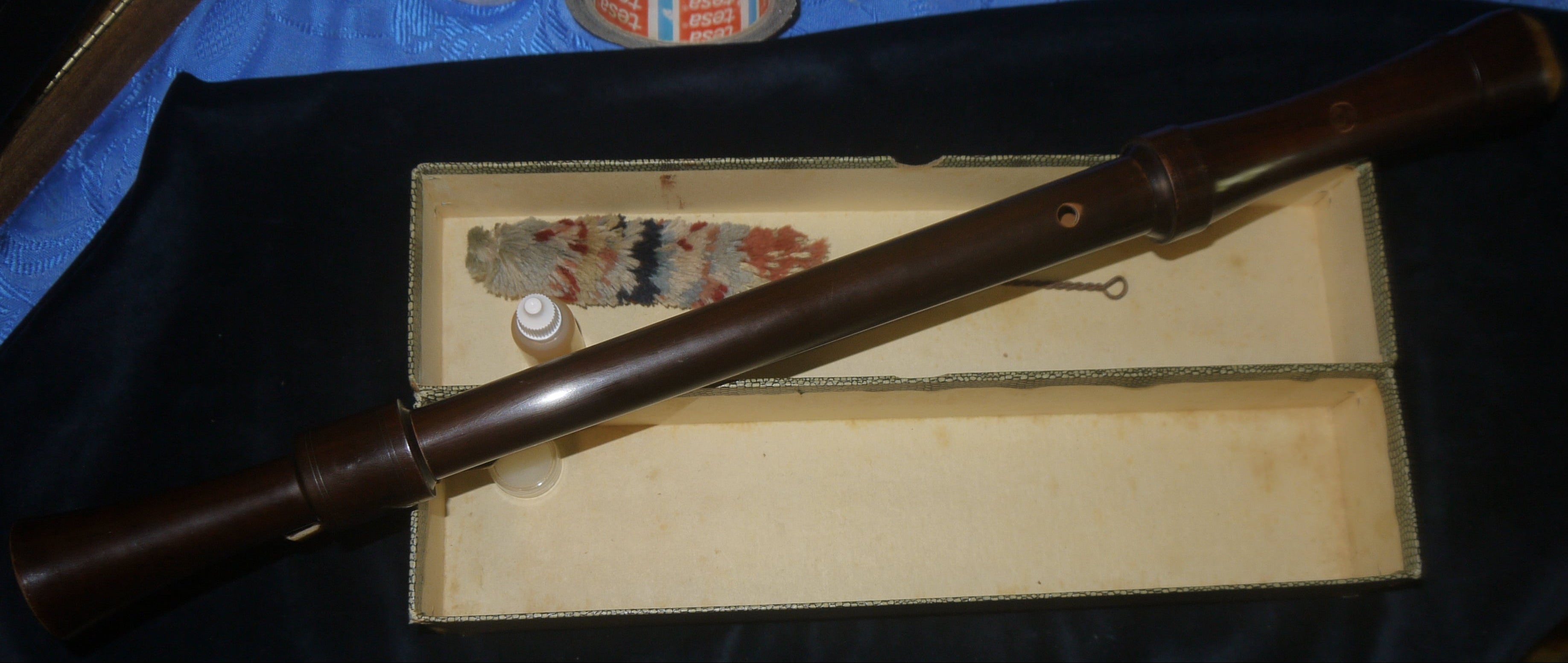Bärenreiter Tenor-C-Blockflöte – Barocker Griff, Krüspe-Klappe, OVP mit Pflegeset