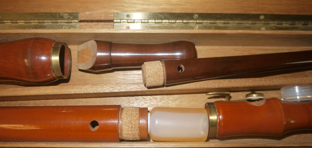 Schreiber „Sonata“ Blockflöten-Set – Tenor & Sopran C, Barocker Griff, in edler Holzbox